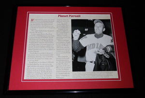 Jimmy Piersall Framed 11x14 Photo Display Indians