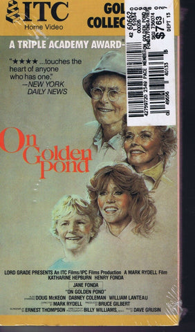 VINTAGE SEALED VHS On Golden Pond Katharine Hepburn Henry Fonda