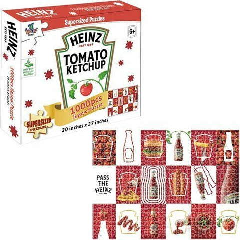 NEW 2021 YWow Heinz Ketchup 1000-Piece Supersize Jigsaw Puzzle 