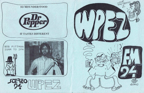 WPEZ 94 Pittsburgh VINTAGE March 1 1974 Music Survey w/ Dr Pepper Advertisement