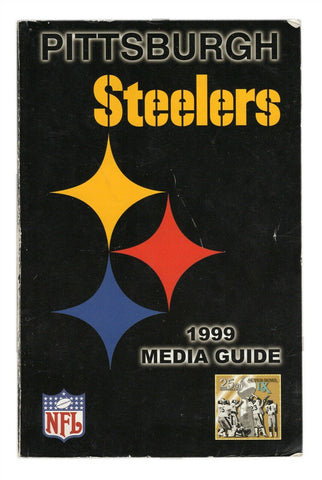 ORIGINAL Vintage 1999 Pittsburgh Steelers Media Guide Bettis Cowher