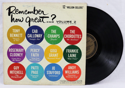 VINTAGE Remember How Great..? Volume 2 LP Vinyl Record Album