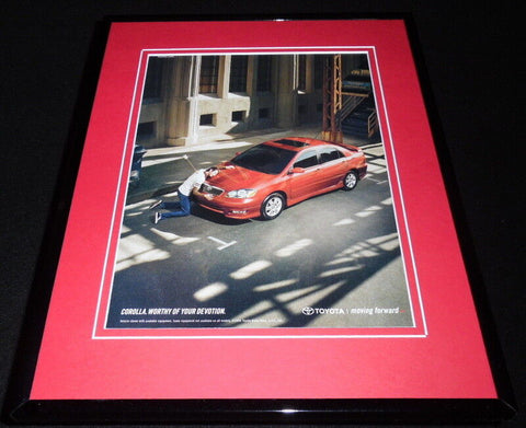 2007 Toyota Corolla Framed 11x14 ORIGINAL Vintage Advertisement