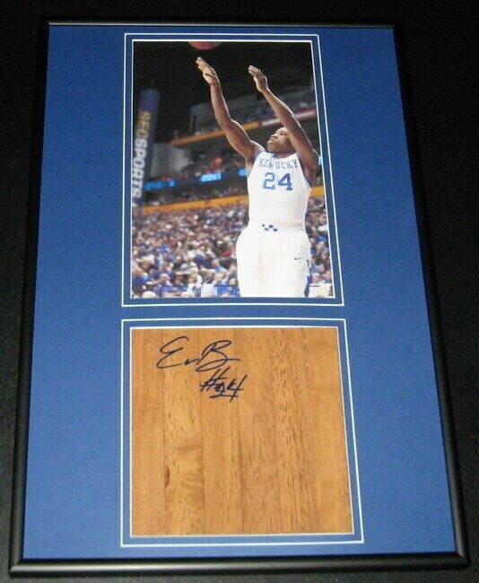 Eric Bledsoe Signed Framed Floorboard & Photo Display Kentucky