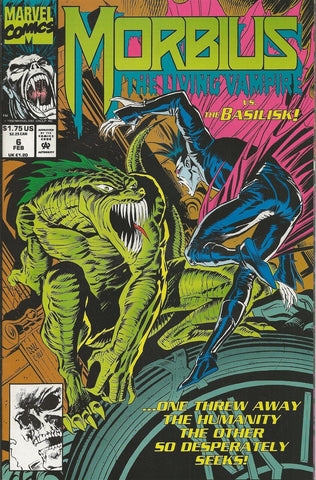 Morbius the Living Vampire #6 ORIGINAL Vintage 1993 Marvel Comics 