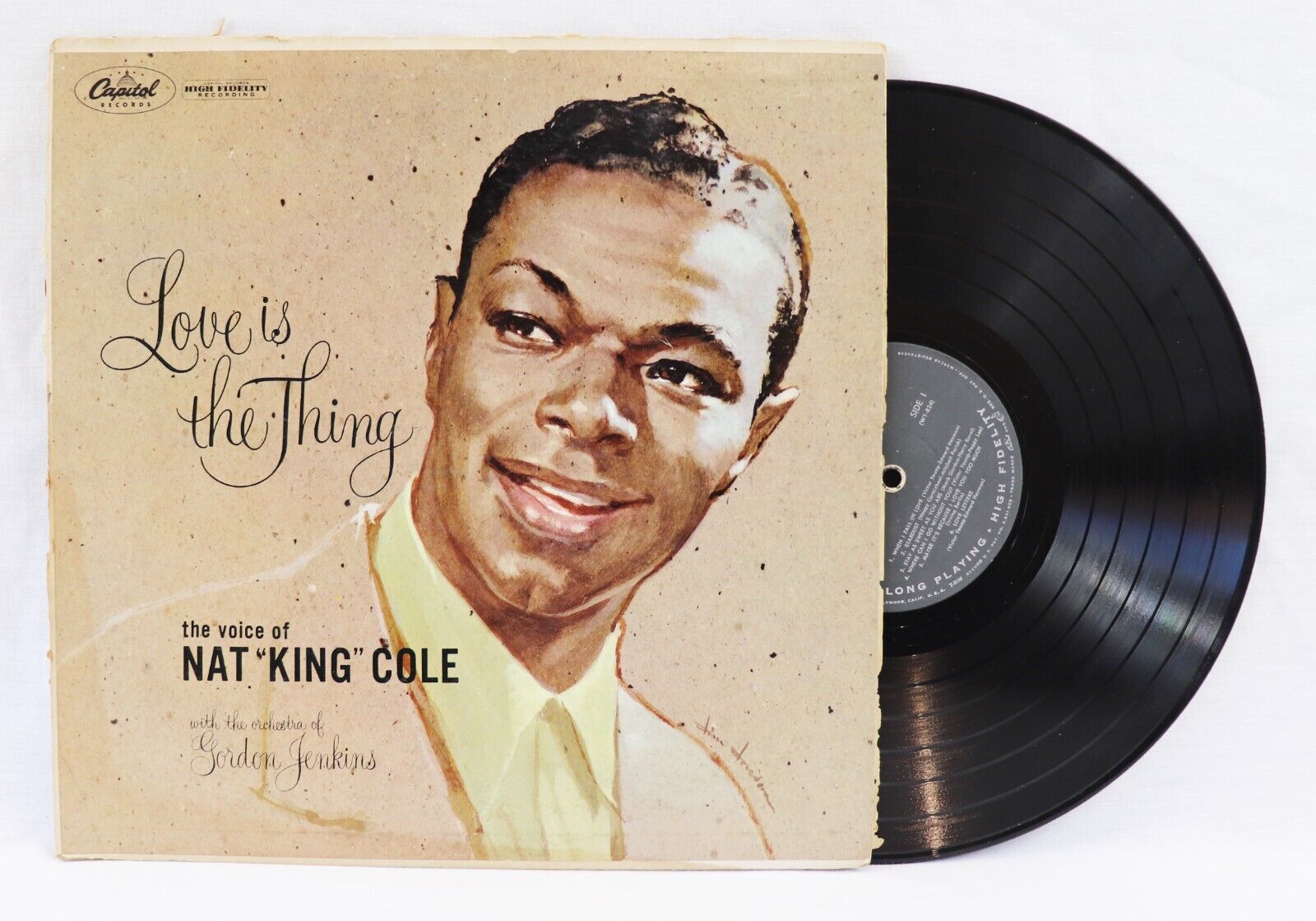 Nat King Cole Love is the Thing W824 Vinyl LP Record Album