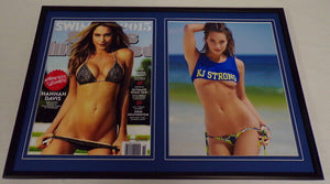 Hannah Davis Jeter Framed 12x18 SI Swimsuit Cover & NJ Strong Display