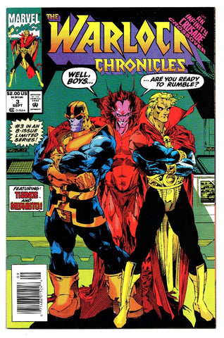 Warlock Chronicles #3 ORIGINAL Vintage 1993 Marvel Comics Thanos Mephisto