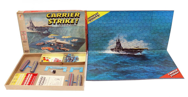 VINTAGE 1977 Milton Bradley Carrier Strike Board Game