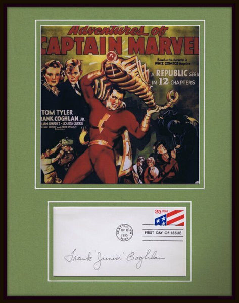 Frank Coghlan Jr Signed Framed 11x14 Photo Display JSA Captain Marvel 