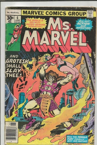 Ms. Marvel #6 ORIGINAL Vintage 1977 Marvel Comics 