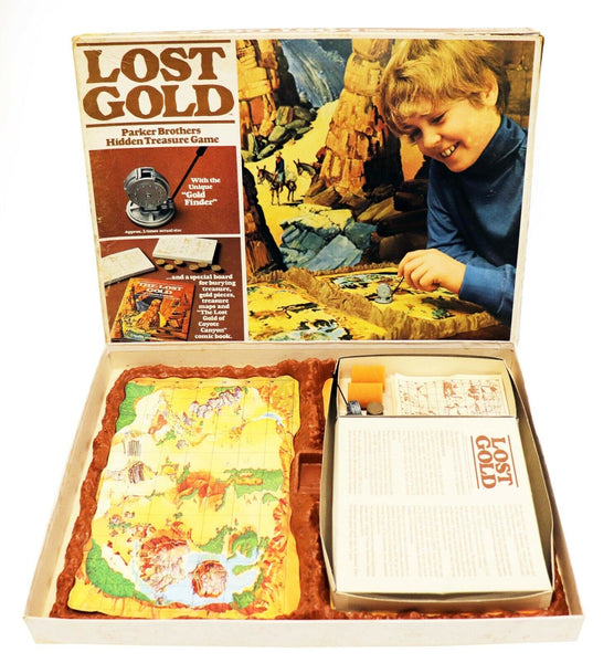 VINTAGE 1975 Parker Brothers Lost Gold Hidden Treasure Board Game