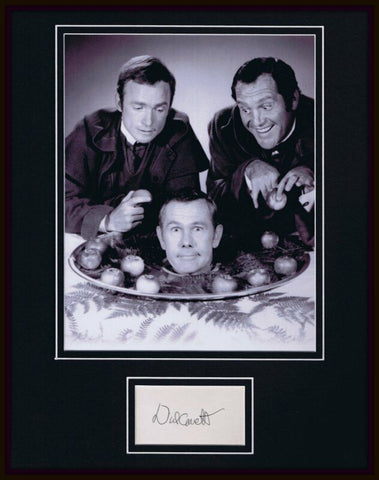 Dick Cavett Signed Framed 11x14 Photo Display w/ Johnny Carson