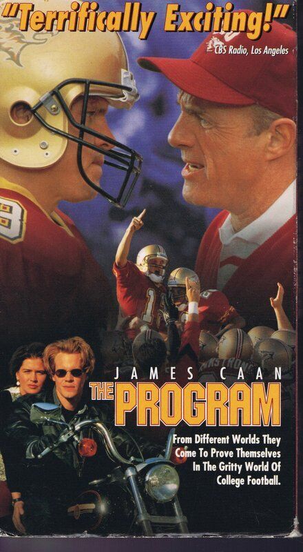 The Program VINTAGE VHS Cassette James Caan