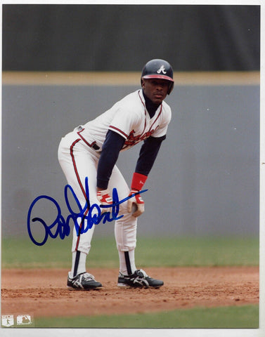 Ron Gant Signed 8x10 Photo Braves