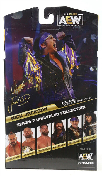 NEW SEALED 2022 AEW Unrivaled Nick Jackson Action Figure