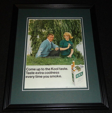 1967 Kool Cigarettes Framed 11x14 ORIGINAL Advertisement