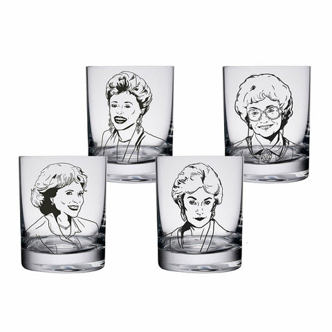 NEW SEALED 2021 Golden Girls Quotes 10 oz Highball Glass Set of 4