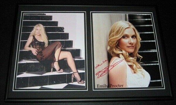 Emily Procter Signed Framed 12x18 Photo Set CSI Miami