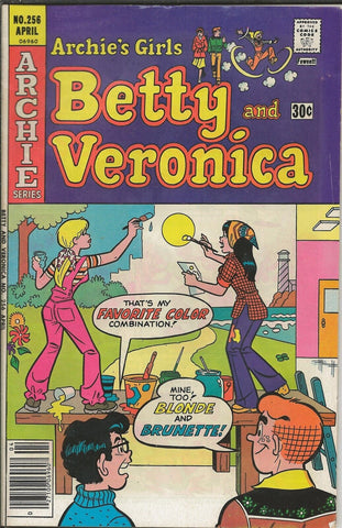 Archie's Girls Betty and Veronica #256 ORIGINAL Vintage 1977 Archie Comics GGA