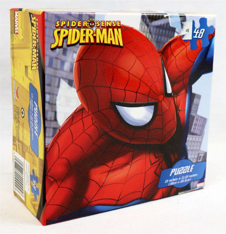 ORIGINAL Vintage Marvel Spider Sense Spider-Man 48 Piece Jigsaw Puzzle