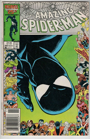 Amazing Spider-Man #282 VINTAGE 1986 Marvel Comics 25th Anniversary Cover