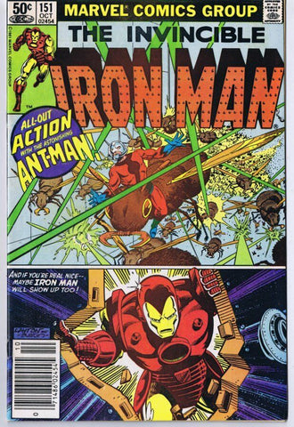 Iron Man #151 ORIGINAL Vintage 1981 Marvel Comics Ant Man