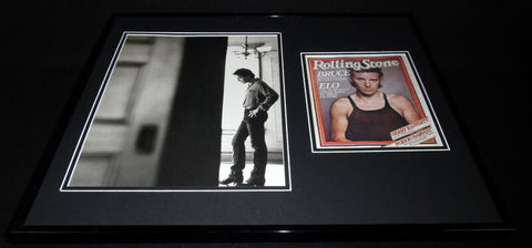 Bruce Springsteen 16x20 Framed Rolling Stone Cover Display