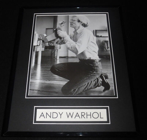 Andy Warhol Framed 11x14 Photo Display 