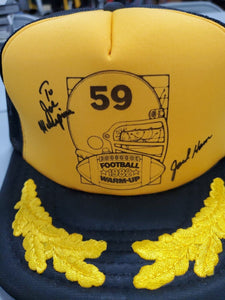 Jack Ham Signed Vintage 1982 Football Steeler Event Warm Up Trucker Hat