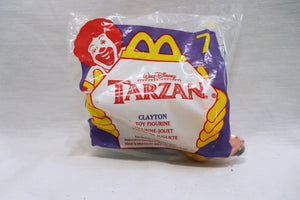 VINTAGE SEALED 1999 McDonald's Tarzan Clayton Action Figure