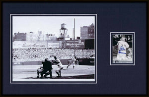 Don Larsen Signed Framed 11x17 Photo Display Yankees Perfect Game 