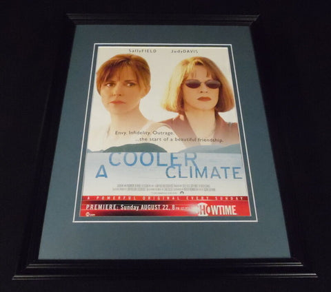 A Cooler Climate 1999 Showtime Framed 11x14 ORIGINAL Advertisement Sally Field