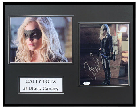 Caity Lotz Signed Framed 16x20 Photo Display JSA Arrow Canary