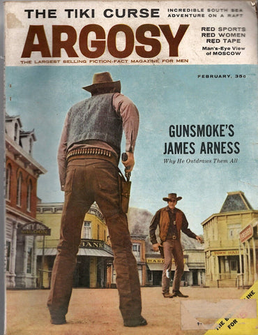 VINTAGE Feb 1959 Argosy Magazine James Arness