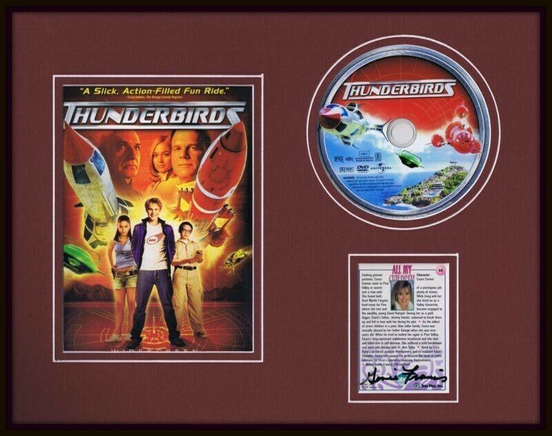 Genie Francis Signed Framed 11x14 Thunderbirds DVD & Photo Display