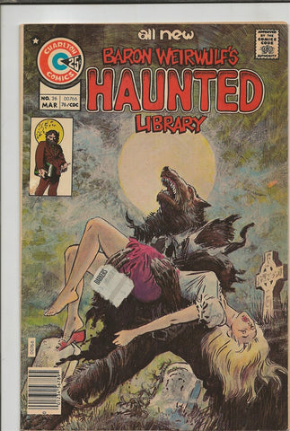 Baron Weirwulf's Haunted Library #61 ORIGINAL Vintage 1975 Charlton Comics 