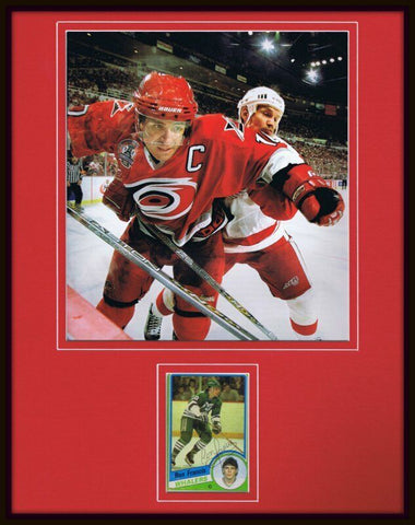 Ron Francis Signed Framed 11x14 Photo Display Hurricanes Penguins Whalers