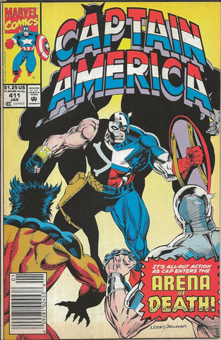 Captain America #411 ORIGINAL Vintage 1993 Marvel Comics 