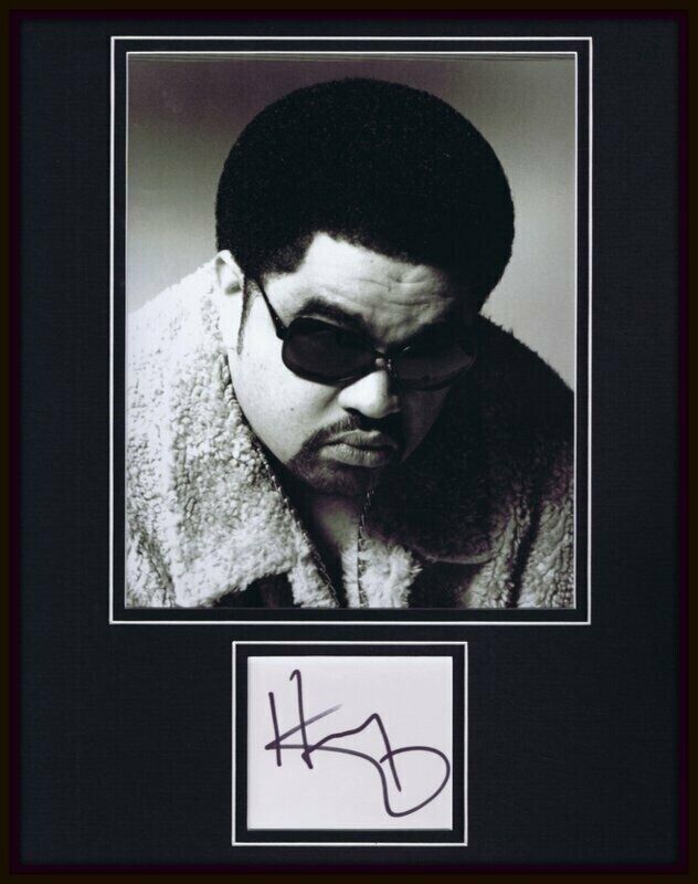 Heavy D Signed Framed 11x14 Photo Display AW 