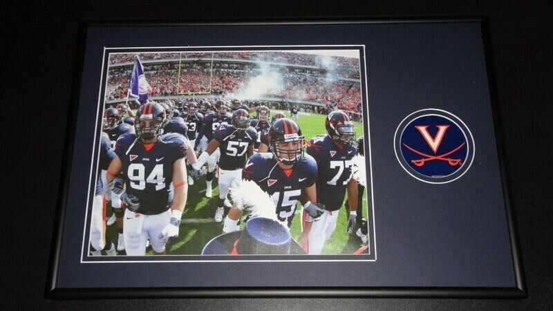 Virginia Cavaliers Football Team Framed 12x18 Photo Display 