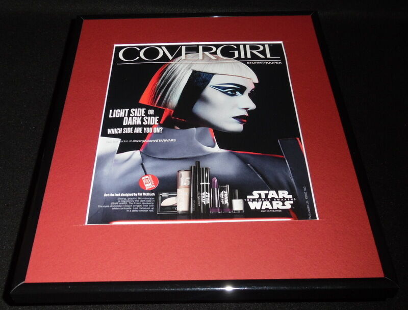 Star Wars Force Awakens 2015 Covergirl Framed 11x14 ORIGINAL Advertisement C