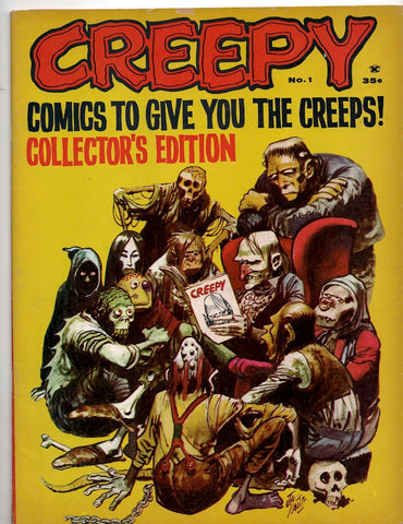 VINTAGE 1964 Creepy Magazine #1 Warren Comics Frank Frazetta Jack Davis