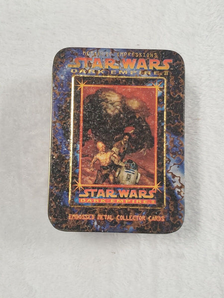 VINTAGE 1996 Metallic Impressions Star Wars Dark Empire Metal Card Set