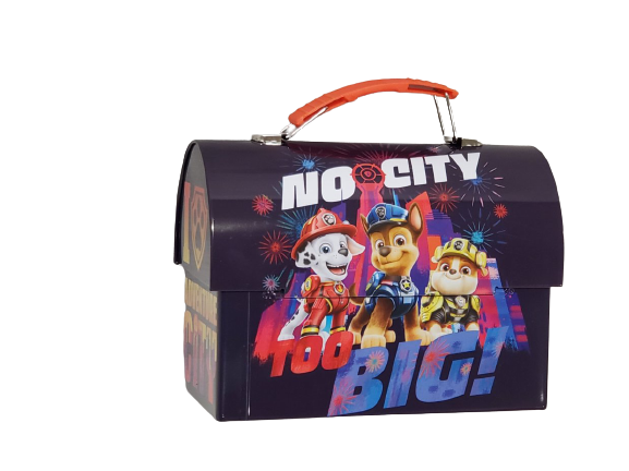 BRAND NEW 2021 TinBox Paw Patrol The Movie Metal Lunch Box No City Too Big