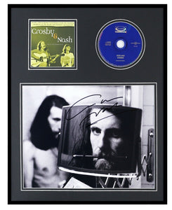 Graham Nash Signed Framed 16x20 CD & Photo Display Crosby Stills & Nash