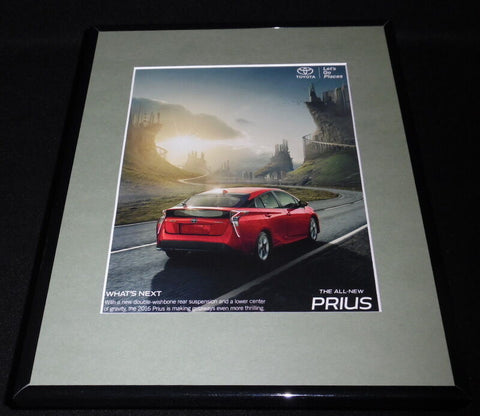 2016 Toyota Prius Framed 11x14 ORIGINAL Advertisement B