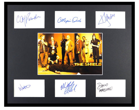 The Shield Signed Framed 16x20 Photo Display AW Michael Chiklis + 5