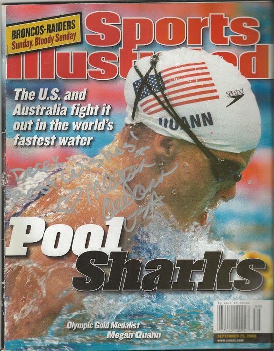 Megan Quann Signed September 25 2000 Sports Illustrated Full Magazine 