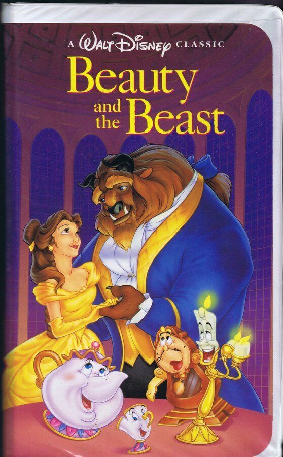 Beauty and the Beast (1991) VINTAGE VHS Cassette Disney Clamshell Paige O'Hara